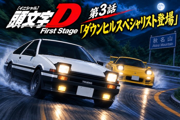 頭文字ＤFIRSTシーズン 頭文字D 1st Stage 4話「交流戦突入！」 | Neoアニメギーク