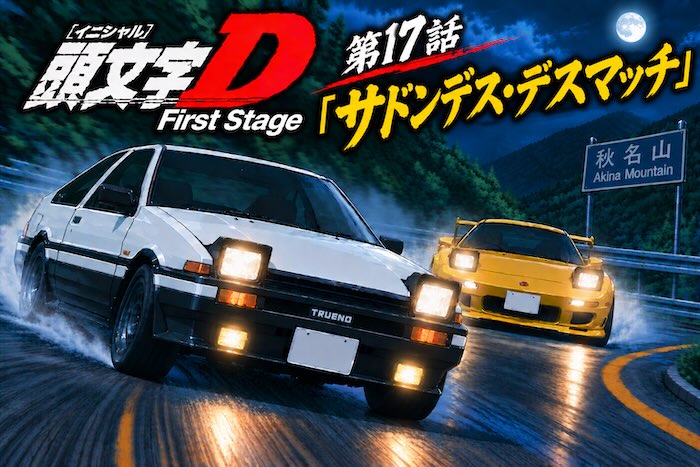 頭文字D First Stage 第17話 「サドンデス・デスマッチ」
