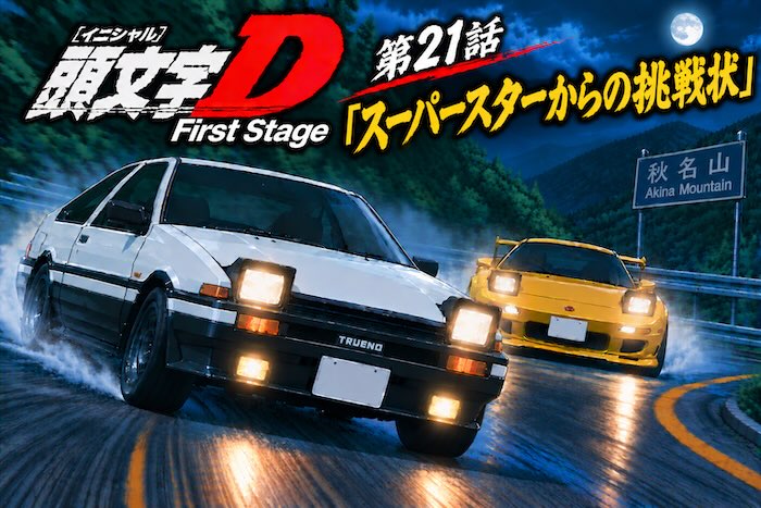 頭文字D 1st Stage 第21話 スーパースターからの挑戦状
